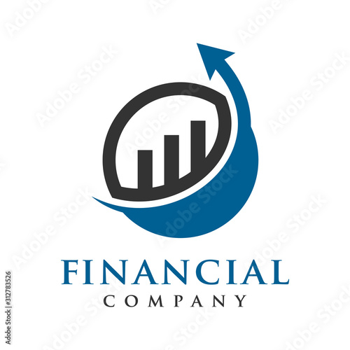 marketing and financial business logo
