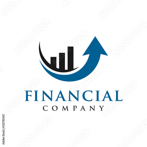 marketing and financial business logo
