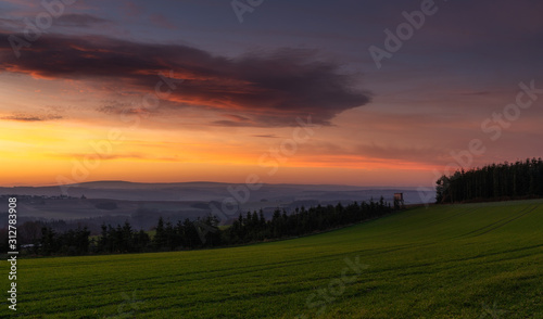 farm landscape in germany