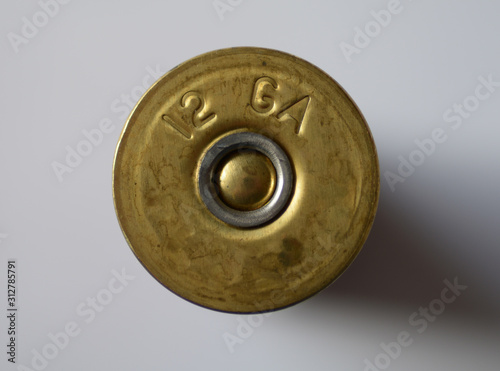12 gauge shotgun shell base for clay shooting and hunting
