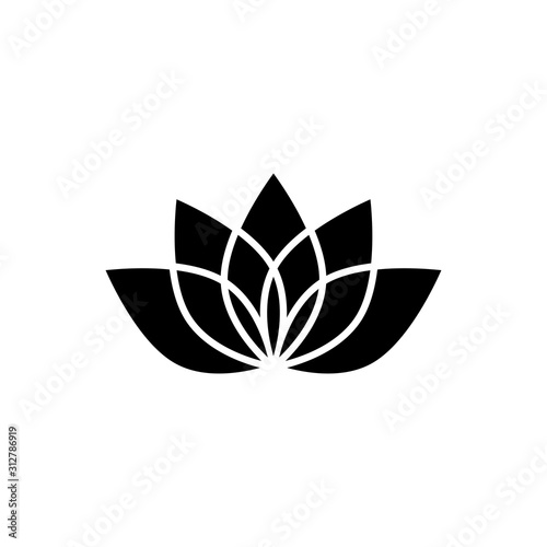 Lotus icon trendy