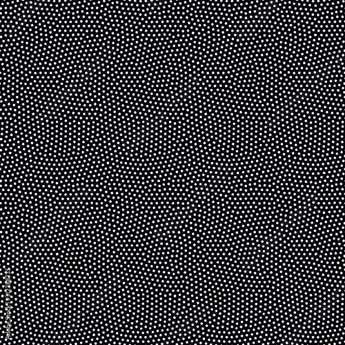Seamless pattern with small black circles. Minimalist dots background. Black and white vector texture.