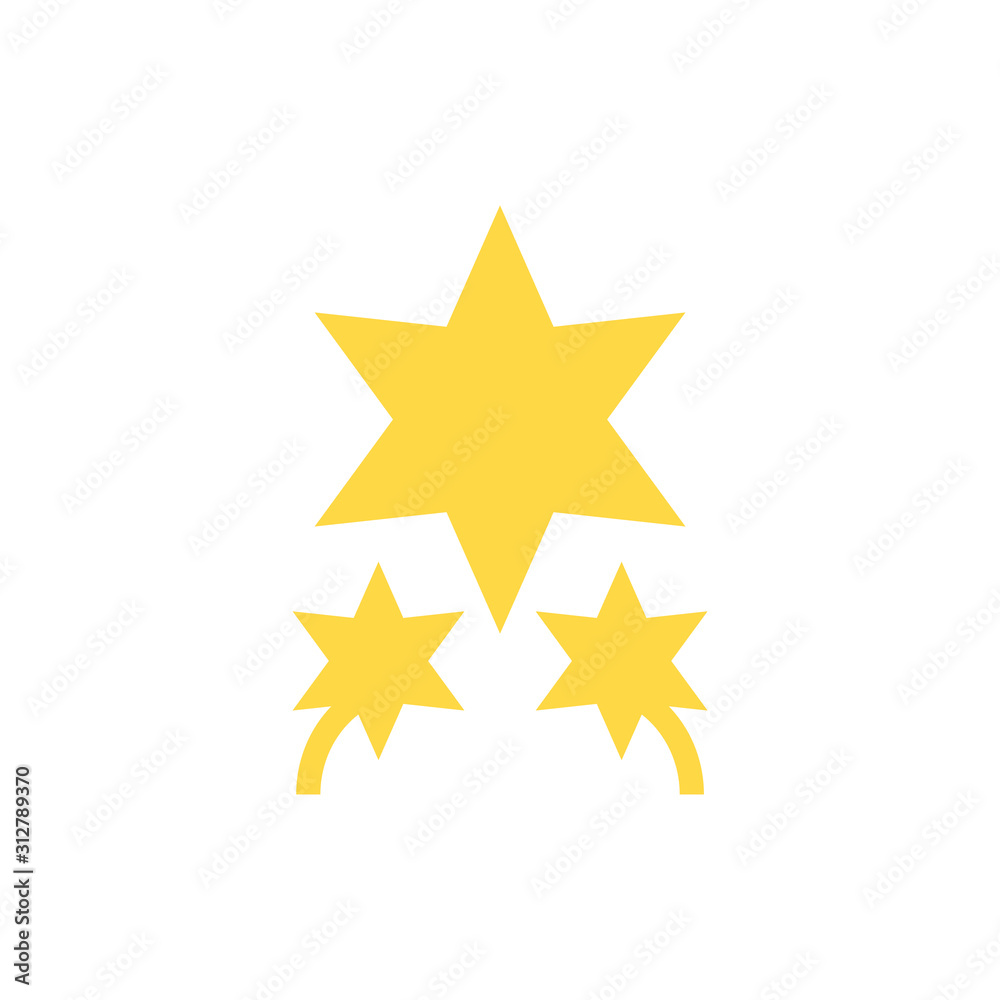 Isolated stars shapes vector design Isolated stars shapes vector design