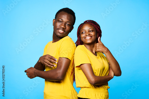 portrait of young couple