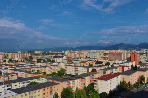 Cityscape Of Brasov And Mountains