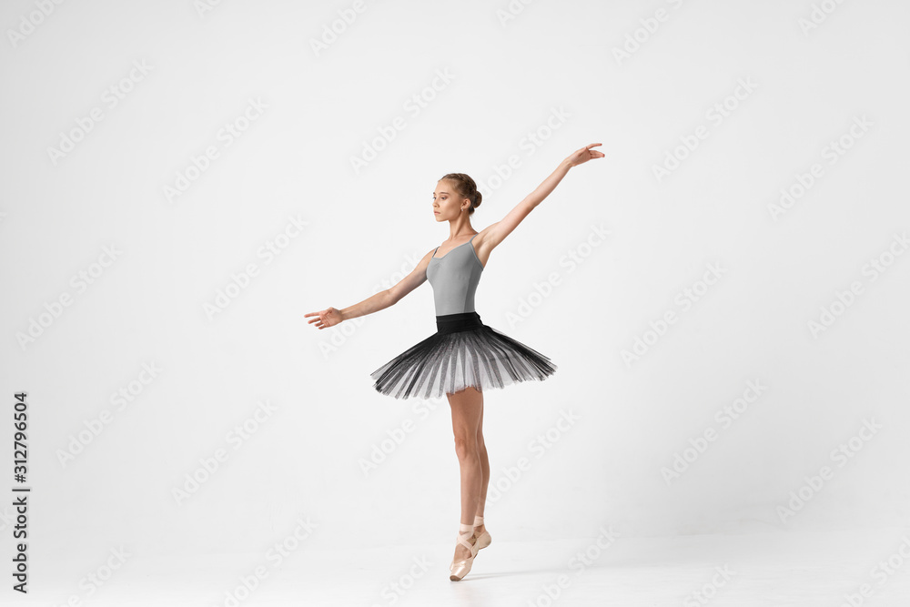 ballet dancer in rehearsal
