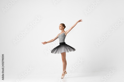 ballet dancer in rehearsal