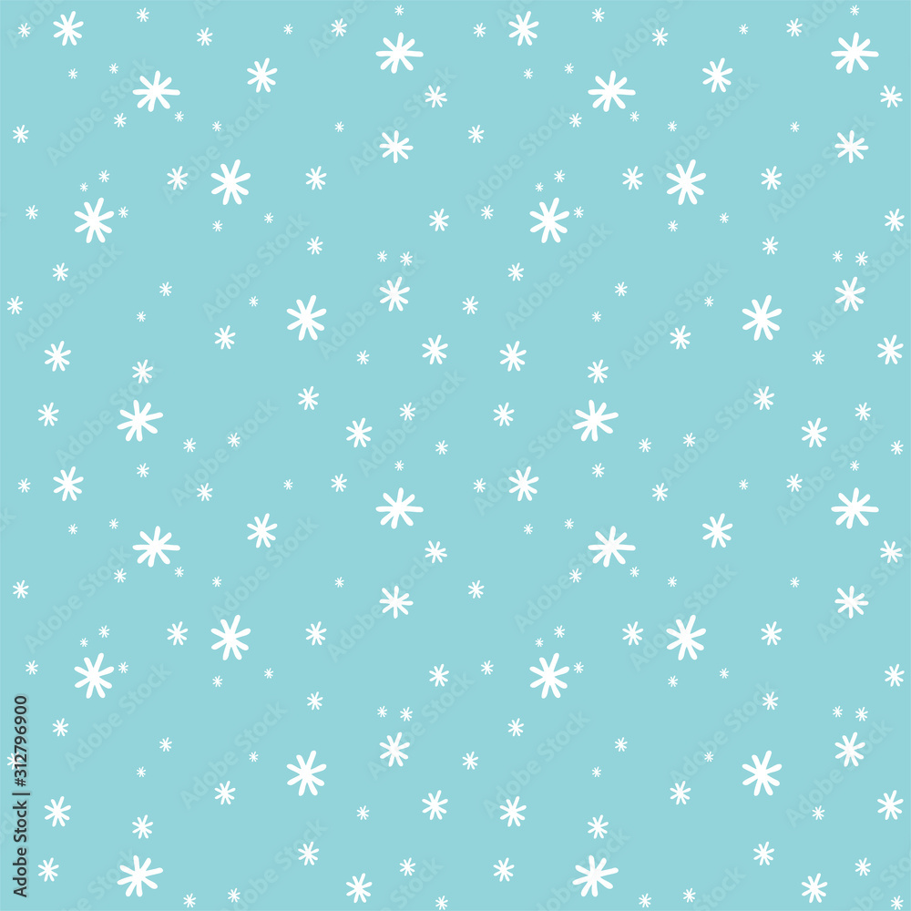 Winter background with snowflakes. Christmas background with snowflakes. 