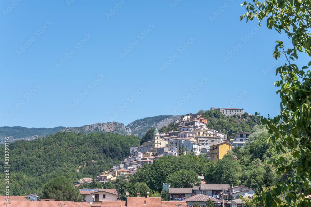 Viggianello uphill village, Italy