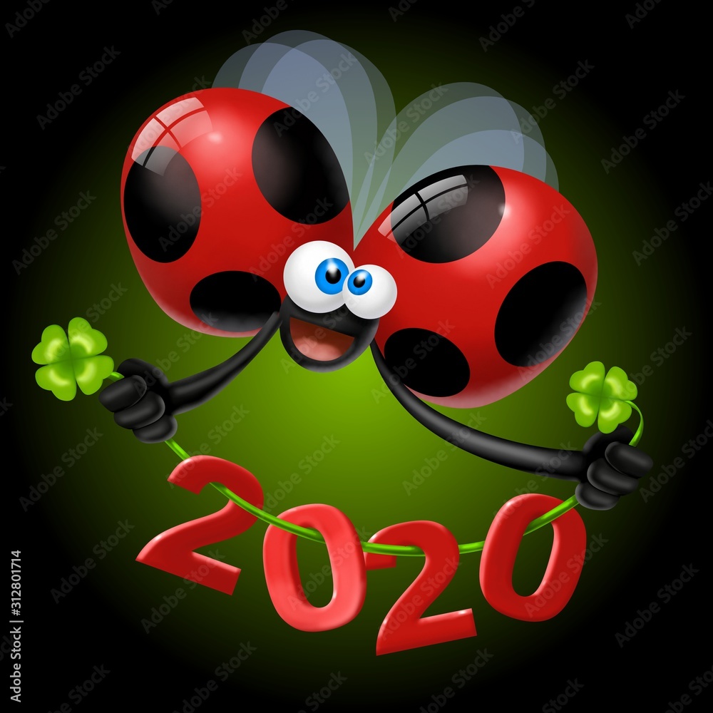 Fototapeta premium coccinella 2020