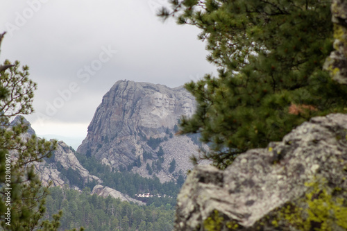 Mount Rushmore National Memorial Keystone, South Dakota, United States July 4, 2019 Mt Rushmore 