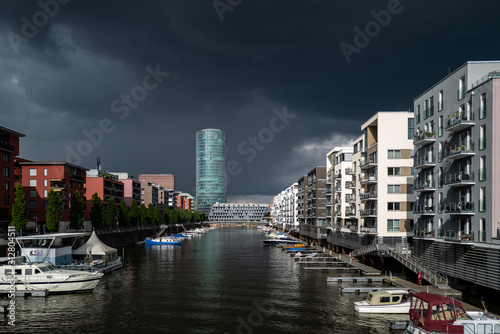 Buildings in the Frankfurt Westhafen