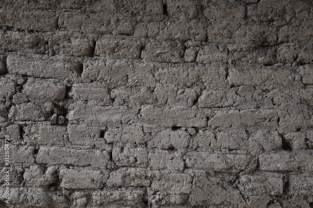mudbrick wall