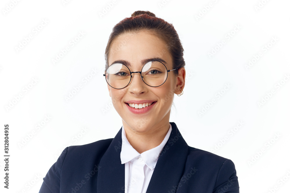 portrait of a young business woman portrait of a young business woman