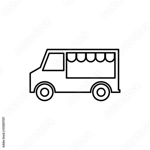 Food truck icon