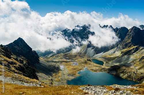 Fototapeta Naklejka Na Ścianę i Meble -  Hiking in Tatra Mountains