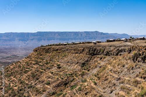 landscape in the highlands of Lalibela, Ethiopia © rudiernst