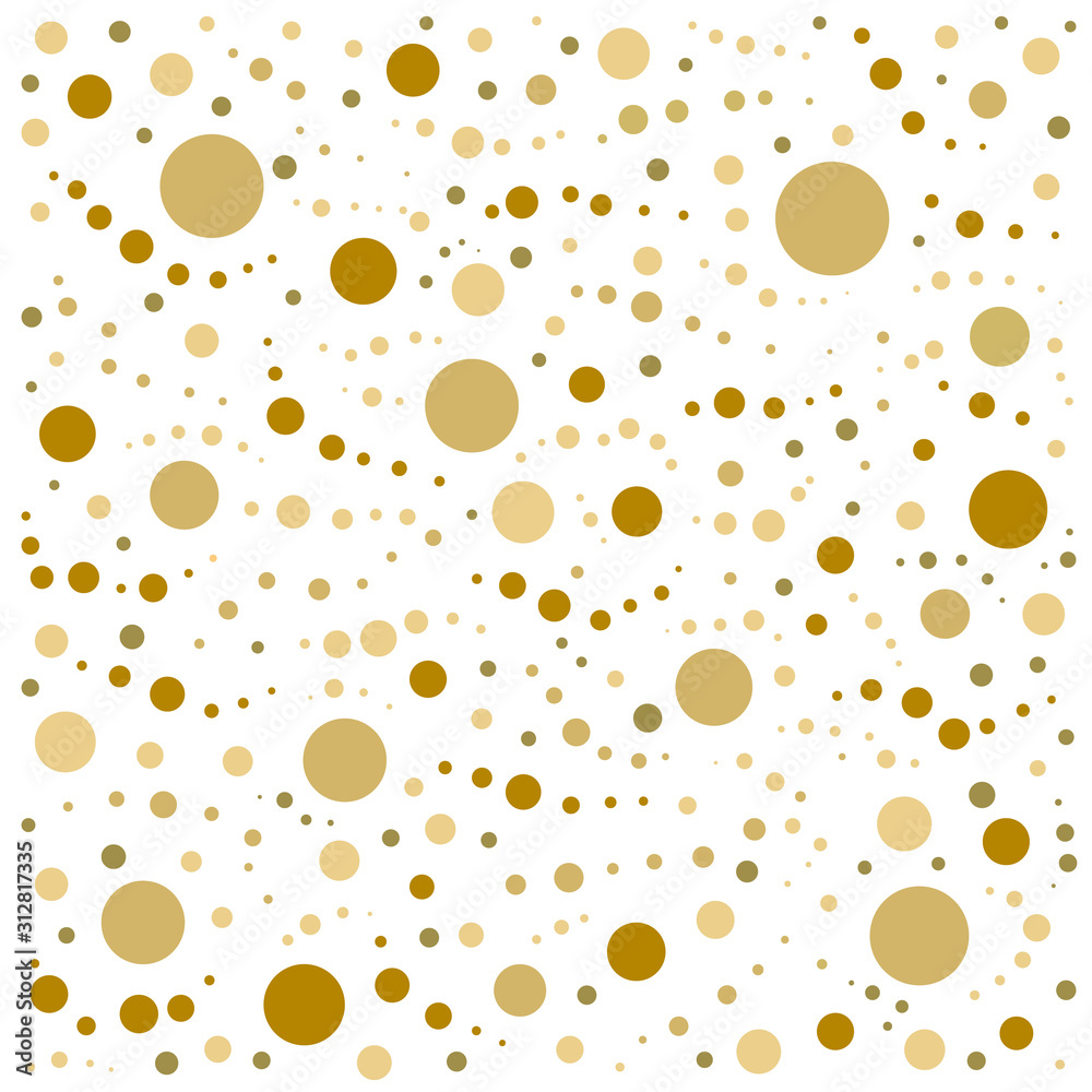 Hintergrund mit goldfarbigen Punkten Hintergrund mit goldfarbigen Punkten