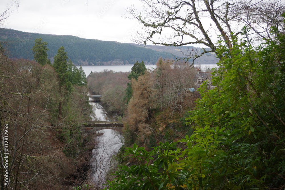 vue sur le Loch Ness, Ecosse