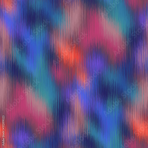 Ombre blurry saturated neon pop surreal seamless repeat vector pattern swatch. Hippie psychedelic fuzzy soft out of focus blobs. Seamless repeat vector pattern swatch.
