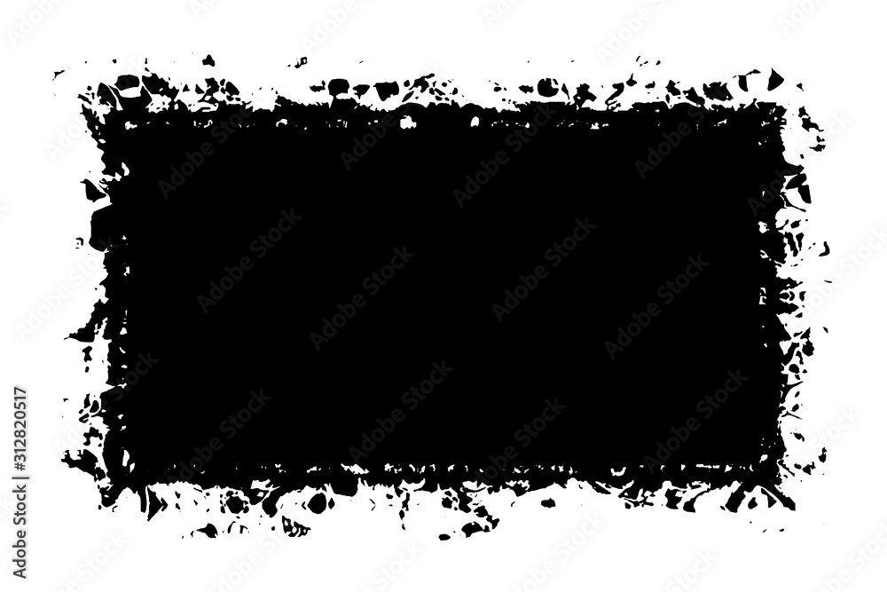 Grunge black spot on a white background. Abstract ink blot Grunge black spot on a white background. Abstract ink blot