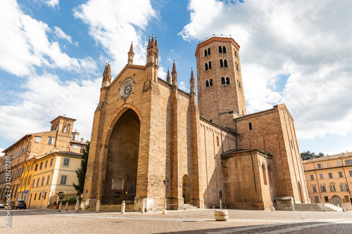 Basilica of Sant' Antonino in Piacenza city, Emilia-Romagna region, Italy photo