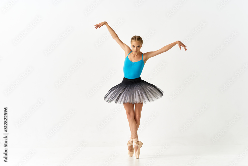 ballet dancer in rehearsal