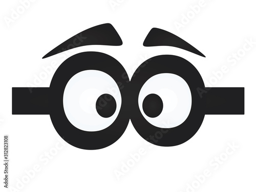 Eye mask. vector illustration