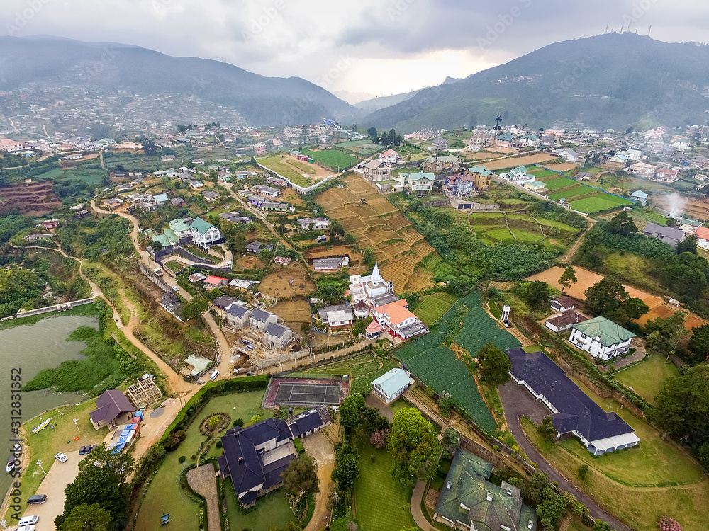 Nuwara Eliya is city in hill country of Central Province, Sri Lanka. Nuwara Eliya is overlooked