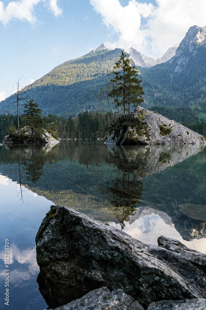 Obraz premium Berchtesgadener Alpen - Hintersee