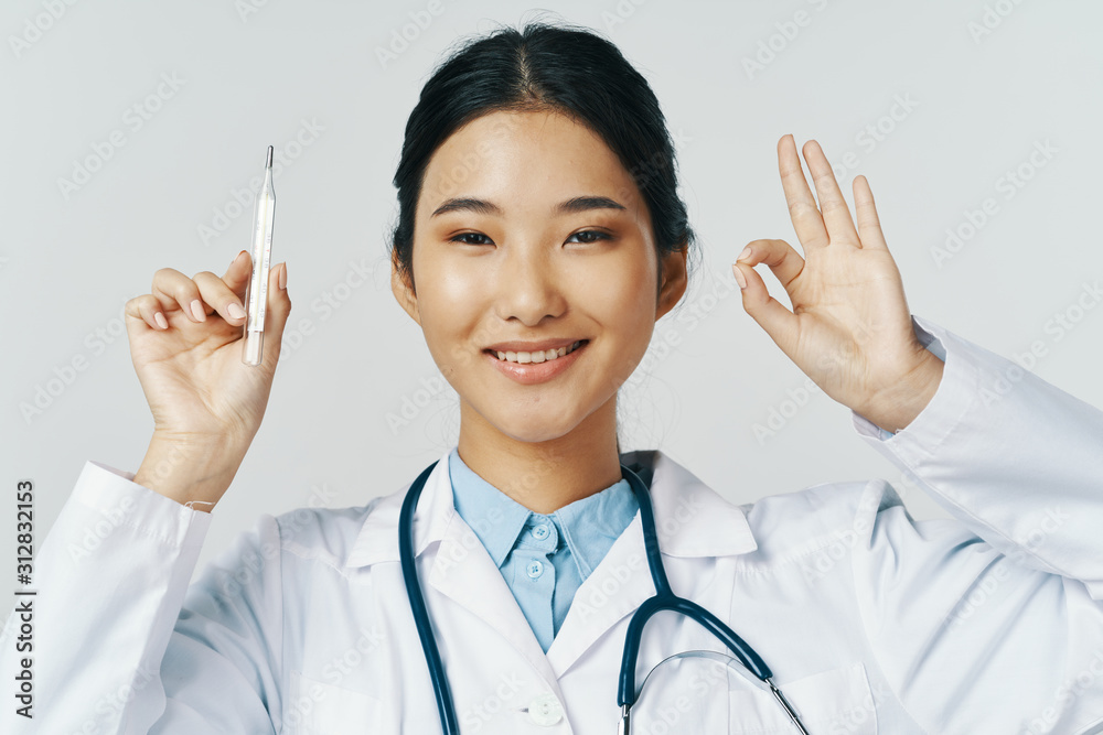 young doctor with syringe