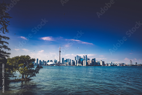 Canvas Print Toronto Skyline, Toronto, Ontario, Canada, September 15th 2018