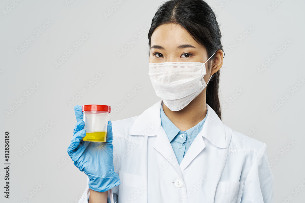 scientist in laboratory with test tubes scientist in laboratory with test tubes