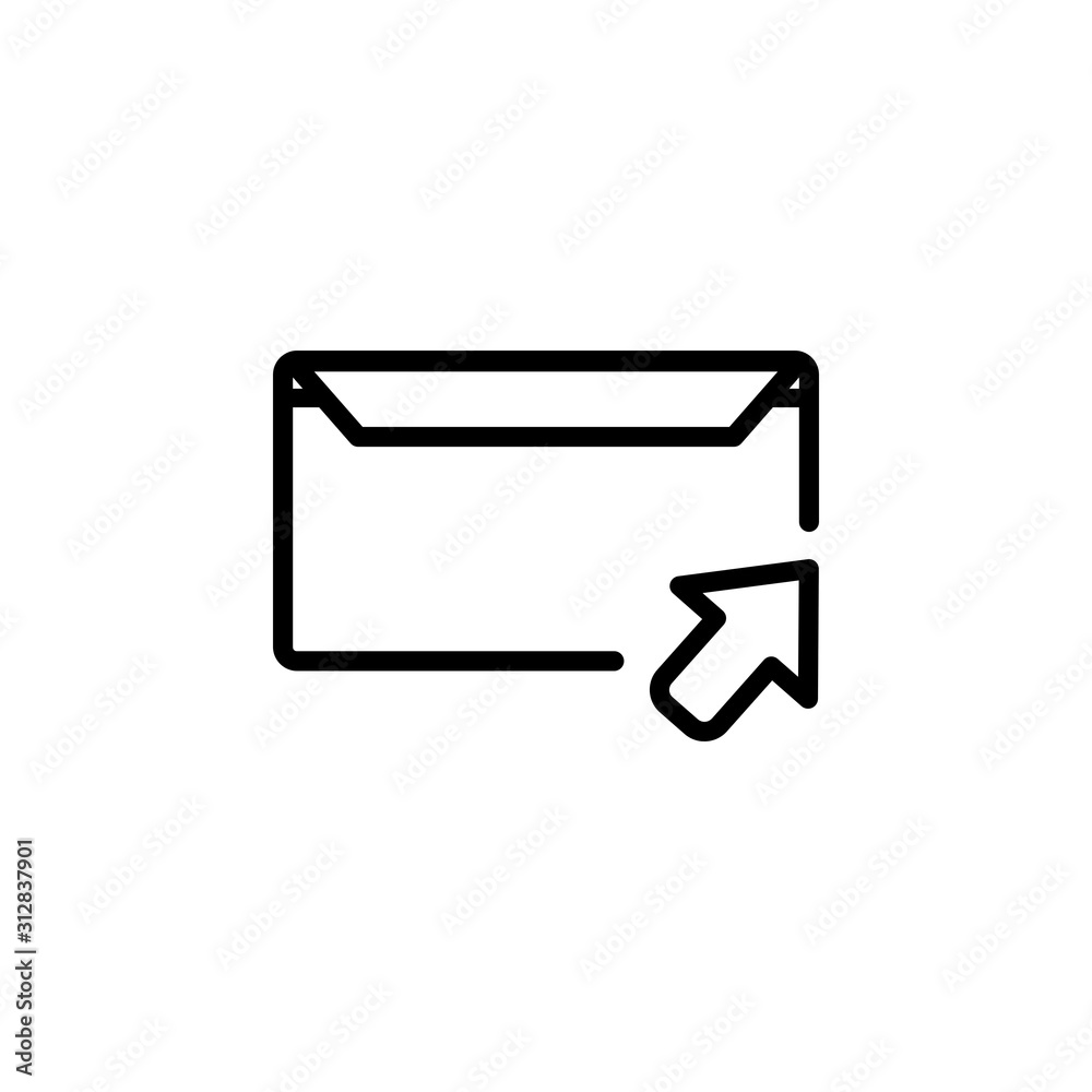 message icon design line style, out icon, logo and presentation template message icon design line style, out icon, logo and presentation template