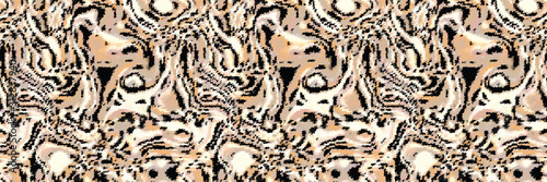 Camouflage vector grey marl heathered texture banner background. Faux cotton fabric vertical T Shirt style. Vector border pattern design. Camouflage gray melange space dye textile ribbon trim edge .