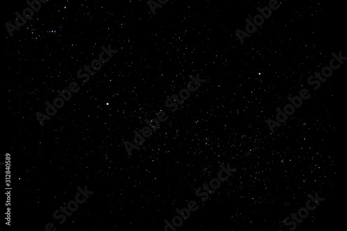 Stars in the sky, long exposure photo