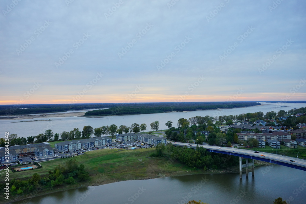Mississippi river at Memphis, State of Tennessee