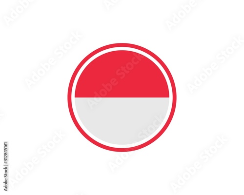 indonesian flag vector icon illustration Free Download indonesian flag vector icon illustration - GFXLoad