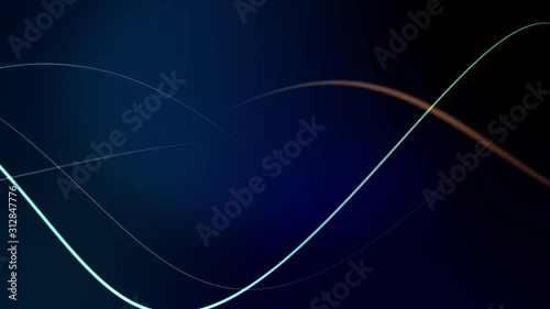 Glowing Curved Lines flowing lines Abstract Background photo