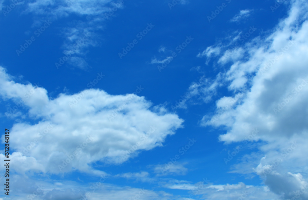 White clouds and blue sky beautiful background. White clouds and blue sky beautiful background.