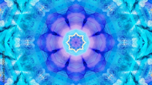 Kaleidoscope Mandala Art Design Abstract Background