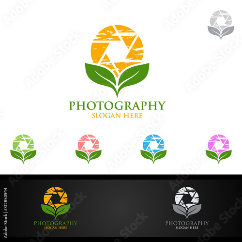 Nature Camera Photography Logo