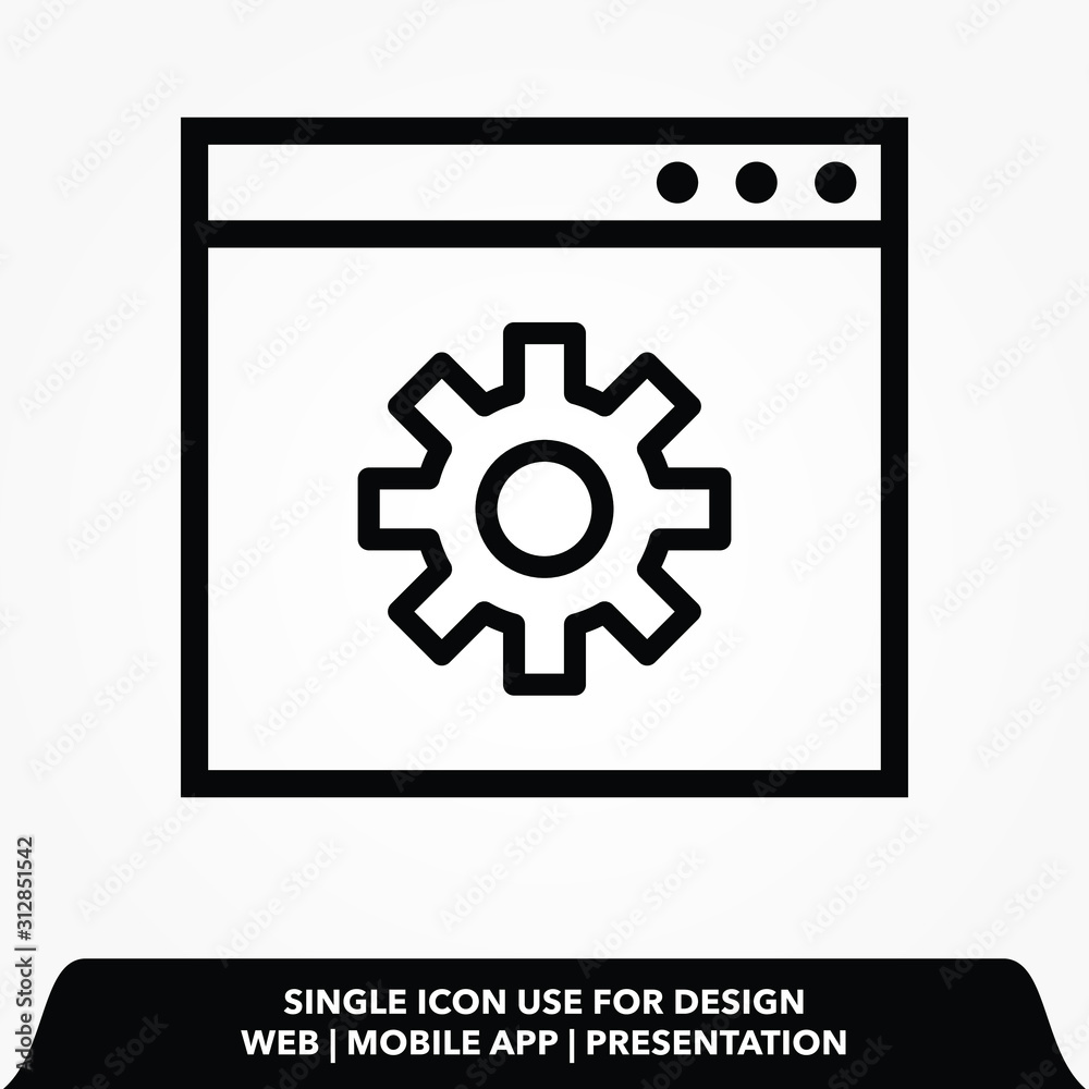 Configuration file icon, vector best line icon on texture background , EPS 10 Configuration file icon, vector best line icon on texture background , EPS 10