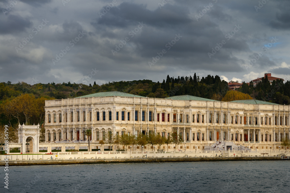 Ciragan Palace in Yildiz Mh on the Bosphorus Strait Istanbul Turkey