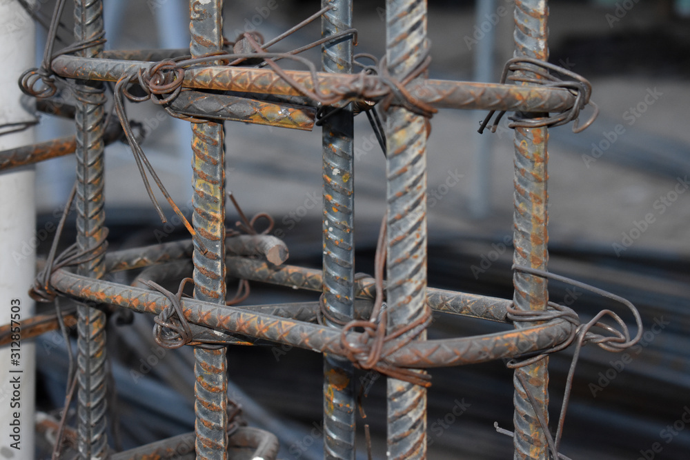 Steel structure - rod and wire