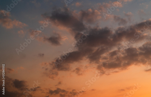 Twilight sky background