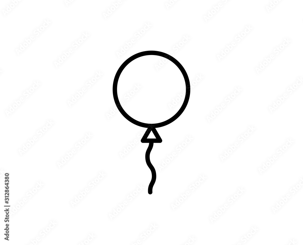 Flat line icon Flat line icon