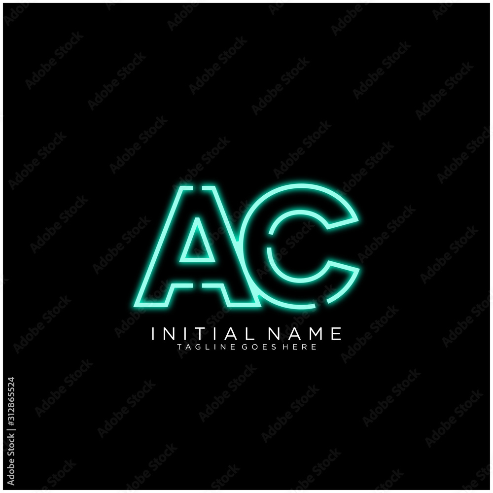 Initial Letter a C Logo Design Vector. Graphic by makhondesign · Creative  Fabrica