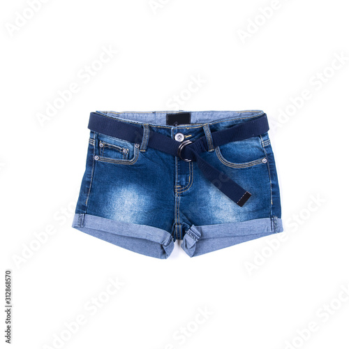 jean or blue jeans with concept on white background new.