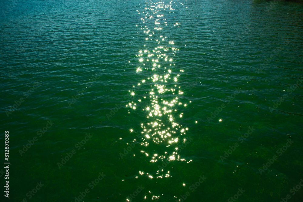 Photography reflection of water in water